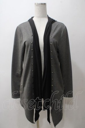 画像: ALGONQUINS / レイヤードカーディガン F グレー Y-25-05-19-064-AL-TO-SZ-ZY