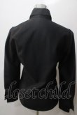 画像2: BPN FOR MEN / ジャボ付きブラウス M 黒 Y-25-05-19-083-GO-BL-SZ-ZY (2)