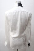 画像2: BPN FOR MEN / バイカラーシャツ M 白 Y-25-05-19-084-GO-BL-SZ-ZY (2)