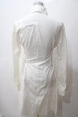 画像2: BPN FOR MEN / シャドーストライプロングシャツ M 白 Y-25-05-19-085-GO-BL-SZ-ZY (2)