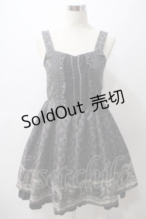 画像: axes femme / ダークオーナメント柄ワンピース M 黒 Y-25-05-19-105-AX-OP-SZ-ZY