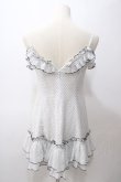 画像2: EXCENTRIQUE / シフォン水玉ワンピース  白 Y-25-05-19-124-EL-OP-SZ-ZY (2)