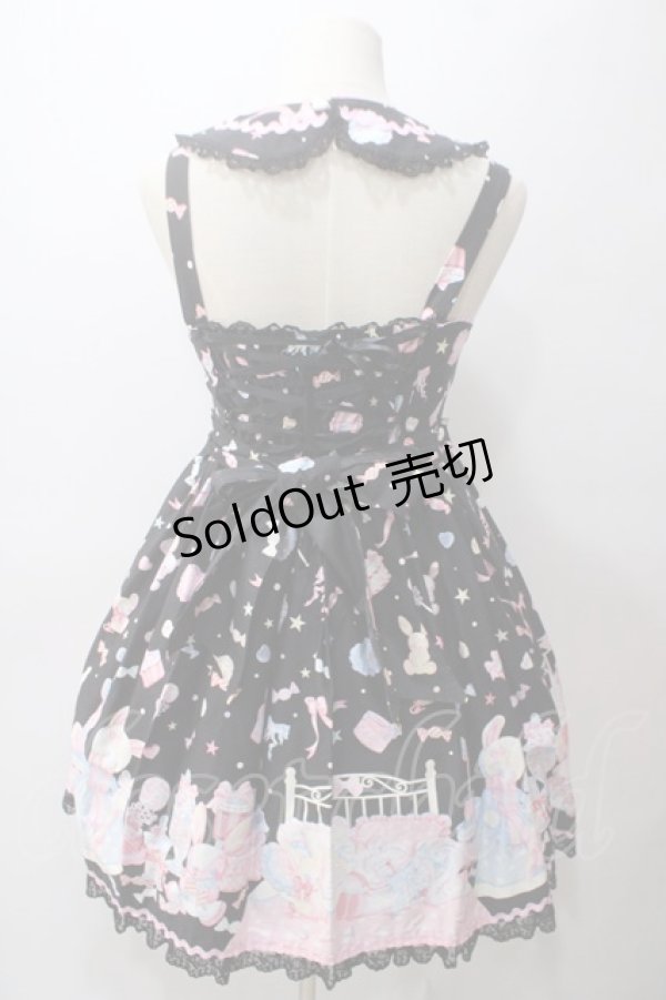 画像2: Angelic Pretty / ドリーミィドールハウスラウンドジャンパースカート  黒 Y-25-05-19-125-AP-OP-SZ-ZY (2)