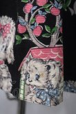 画像3: Emily Temple cute / パピープリントリボン付ジャンパースカート  黒 Y-25-05-19-135-ET-OP-SZ-ZY (3)