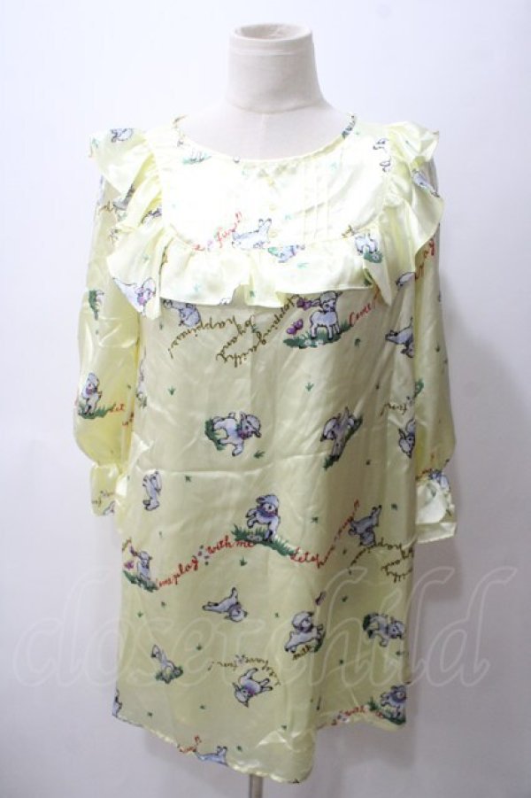 画像1: MILK / フラリックドレス  イエロー Y-25-05-19-143-ML-OP-AS-ZT455 (1)