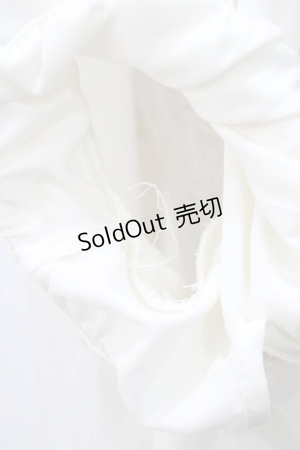 画像3: axes femme POETIQUE / ビッグ襟デザインブラウス M 生成り Y-25-05-19-019-AX-BL-SZ-ZY (3)