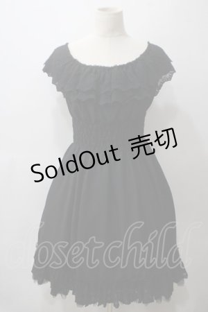 画像: BPN / シャーリングワンピース M 黒 Y-25-05-19-156-GO-OP-SZ-ZY
