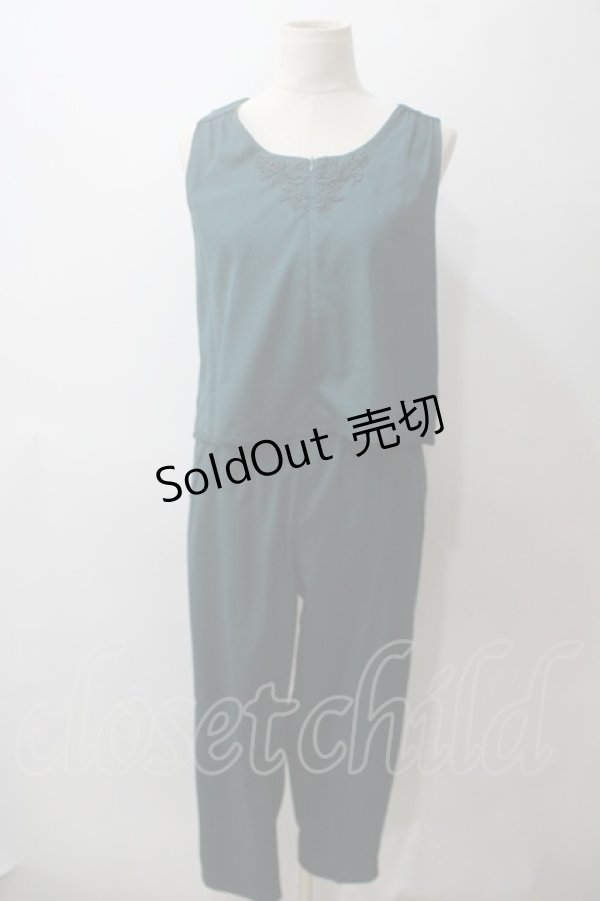 画像1: axes femme / オールインワン M グリーン Y-25-05-19-157-AX-OP-SZ-ZT494 (1)