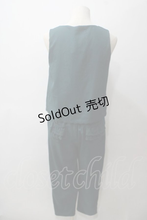 画像2: axes femme / オールインワン M グリーン Y-25-05-19-157-AX-OP-SZ-ZT494 (2)