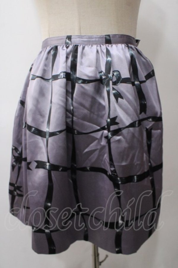 画像1: MILK / Cross Ribbonスカート  パープル Y-25-05-19-180-ML-SK-SZ-ZY (1)