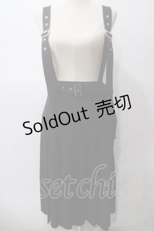 画像: Candy Stripper / NEEDLELIKE PLEATS JUMPER スカート 2 ブラック Y-25-05-19-183-PU-OP-SZ-ZY