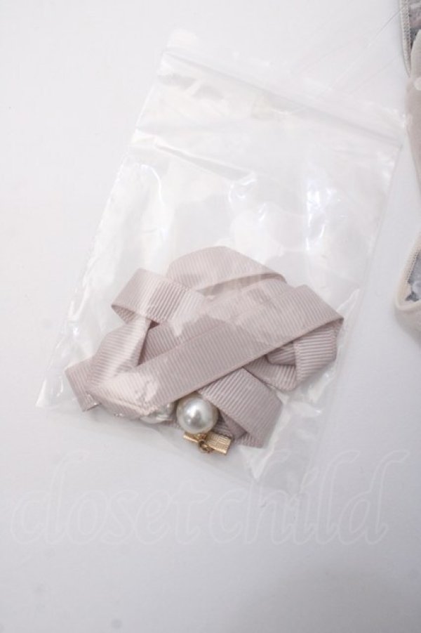 画像3: axes femme / 肩レースバラシフォンブラウス M キナリ Y-25-05-22-047-AX-BL-SZ-ZY (3)