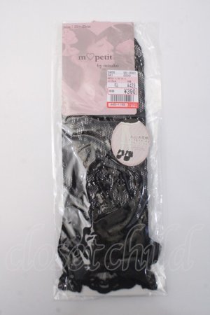 画像: m petit by misako / AMCSレーシーリボンレース 23-25 中黒 Y-25-05-22-006-LO-ZA-SZ-ZY