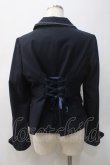 画像2: axes femme / カフス付きショールカラージャケット M 紺 Y-25-05-22-080-AX-JA-SZ-ZY (2)
