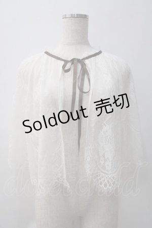 画像: axes femme / レースケープ M 生成り Y-25-05-22-083-AX-TO-SZ-ZI