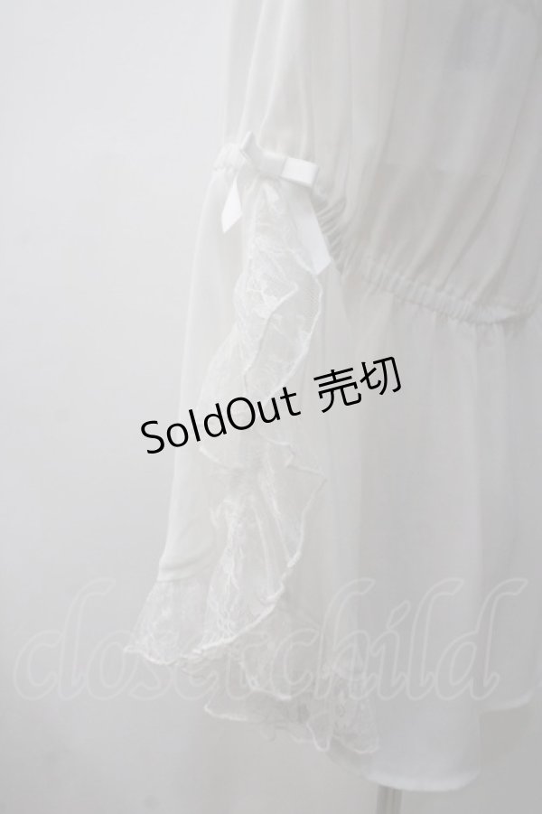 画像4: axes femme kawaii / 2WAY姫袖ブラウス M 白 Y-25-05-22-084-AX-BL-SZ-ZY (4)