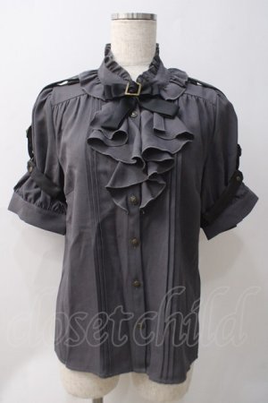 画像: Amavel / Steampunk Gearブラウス F グレー Y-25-05-22-091-CA-BL-SZ-ZY