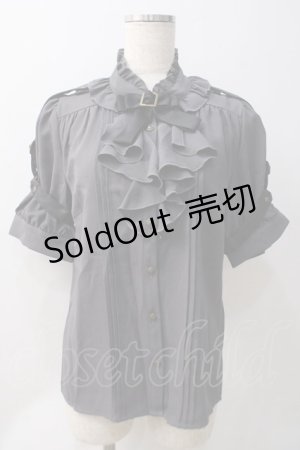 画像: Amavel / Steampunk Gearブラウス F グレー Y-25-05-22-091-CA-BL-SZ-ZY