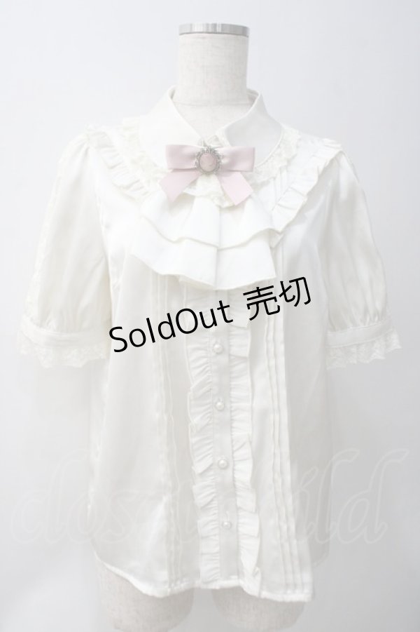 画像1: Amavel / Classical Doll レースフリルブラウス  オフ Y-25-05-22-092-CA-BL-AS-ZY (1)