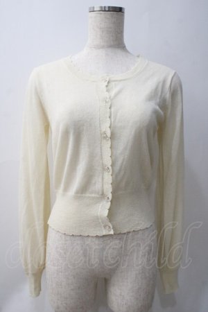 画像: F&A / UVカットUネックニットカーディガン  オフ Y-25-05-22-094-LO-TO-AS-ZY