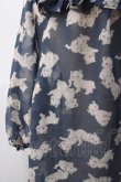 画像3: Franche Lippee / 猫プリントシャツ  紺 Y-25-05-22-098-LO-TO-SZ-ZY (3)