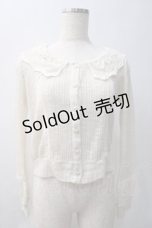 画像: Ank Rouge / リボンボタンカーディガン  ベージュ Y-25-05-22-116-CA-TO-AS-ZY