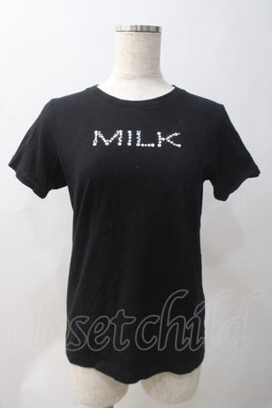 画像: MILK / TWINKLE MILK Tee  黒 Y-25-05-22-117-ML-TO-SZ-ZY