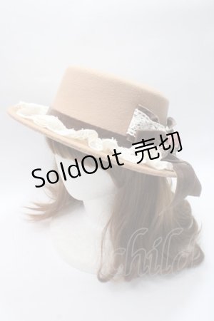画像: axes femme / ローズブーケフェルトカンカン 57 キャメル Y-25-05-22-014-AX-AC-SZ-ZY