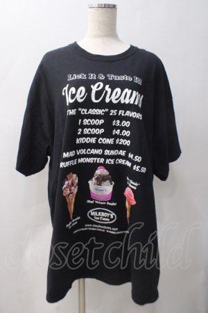 画像: MILKBOY / ICE CREAMS Tシャツ  ブラック Y-25-05-22-125-MB-TO-SZ-ZY