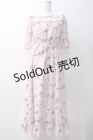画像: MILK / マーガレットロングドレス  ピンク Y-25-05-22-131-ML-OP-AS-ZY