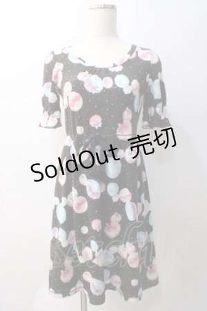 画像: MILK / メイクパフドレス  黒 Y-25-05-22-145-ML-OP-SZ-ZY