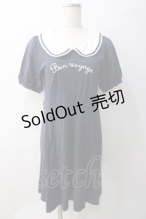 画像: Fi.n.t  / セーラー襟チュニック  紺 Y-25-05-22-149-LO-OP-SZ-ZT454