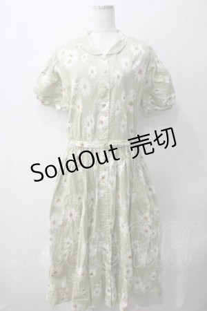 画像: INGEBORG / マーガレットワンピース  ミント Y-25-05-22-166-LO-OP-AS-ZY