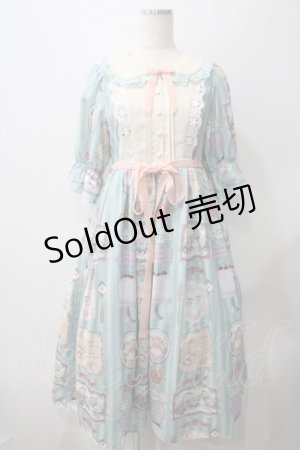 画像: axes femme kawaii / ティティ×ベアファミリーワンピース M ミント Y-25-05-22-169-AX-OP-SZ-ZY