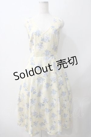 画像: axes femme POETIQUE / フロレゾンロングワンピース M イエロー Y-25-05-22-175-AX-OP-SZ-ZY