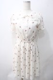 画像1: Ank Rouge / VintageRoseプリーツシフォンワンピース M アイボリー Y-25-05-22-181-CA-OP-SZ-ZY (1)