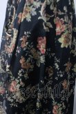 画像3: axes femme / バックシャン花柄スカート M クロ Y-25-05-22-197-AX-SK-SZ-ZY (3)