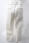 画像2: axes femme / 裾ロールアップストレッチパンツ  白 Y-25-05-22-222-AX-PA-SZ-ZY (2)