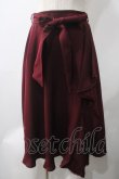 画像1: axes femme / ラッフルレーススカート  ワイン Y-25-05-22-223-AX-TO-SZ-ZY (1)
