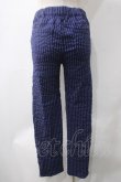画像2: axes femme / 編み上げストレッチスキニーパンツ M 青 Y-25-05-22-240-AX-PA-SZ-ZY (2)