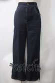 画像1: axes femme POETIQUE / レースアップデニムパンツ M インデイゴ Y-25-05-22-241-AX-PA-SZ-ZY (1)