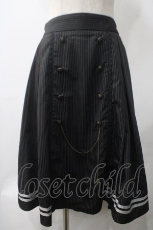画像: axes femme / 連ボタンフィッシュテールスカート F 黒 Y-25-05-22-244-AX-SK-SZ-ZY