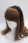 画像1: Melody BasKet / 旋律で紡いだレースカチューシャ  黒 Y-25-05-25-051-LO-AC-SZ-ZY (1)
