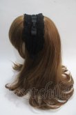 画像2: Melody BasKet / 旋律で紡いだレースカチューシャ  黒 Y-25-05-25-051-LO-AC-SZ-ZY (2)