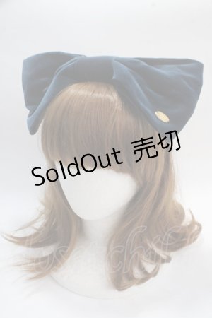 画像: Leur Getter / ベルベットリボンカチューシャ  ブルー Y-25-05-25-052-LU-AC-SZ-ZY