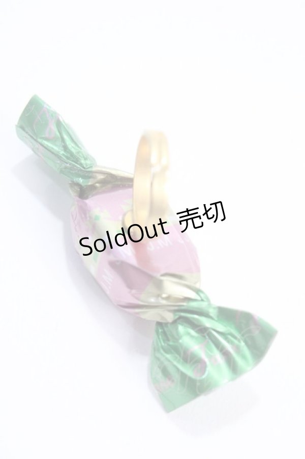 画像2: Jane Marple / キャンディのリングセット  ピンク×グリーン Y-25-05-25-009-JM-AC-SZ-ZY (2)