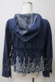 画像2: axes femme / 刺繍入りデニムパーカー  デニム Y-25-05-25-081-AX-TO-SZ-ZY (2)