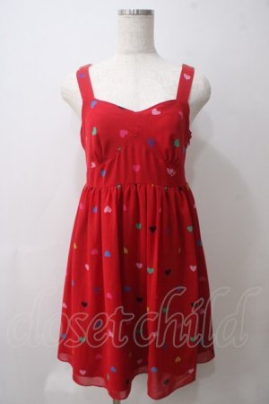 画像: MILK / ハートキャンディBabydoll  レッドxキャンディハート Y-25-05-25-117-ML-OP-SZ-ZY