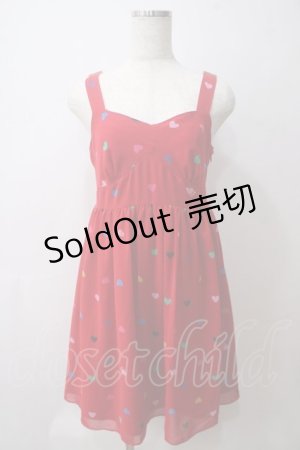 画像: MILK / ハートキャンディBabydoll  レッドxキャンディハート Y-25-05-25-117-ML-OP-SZ-ZI