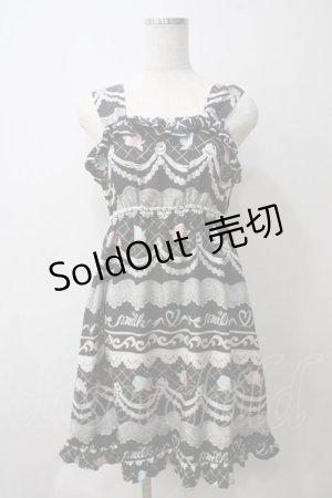 画像: MILK / Sugar cakeドレス  ブラック Y-25-05-25-119-ML-OP-SZ-ZY